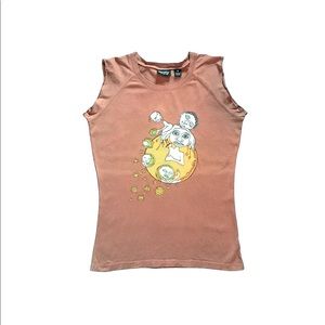 Vintage 90s Graphic Muscle Tee - Limited Edition